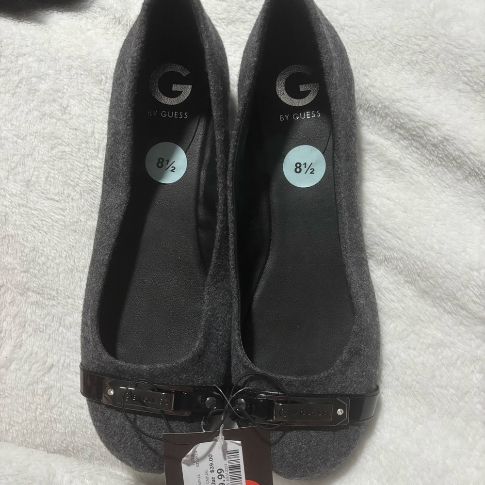 Guess Gray Flats Comfortable Loafers Size 9.5 NWT